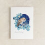 Christmas Owl Watercolour Greetings Card, thumbnail 2 of 2