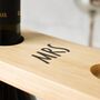 Personalised Wine Bottle And Glasses Holder For Two, thumbnail 4 of 6