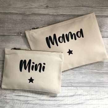 Mama And Mini Matching New Baby Pouch Bags, 4 of 4