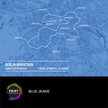 Personalised Berlin Marathon Poster, 5 of 12