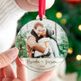 Personalised First Christmas Together Photo Bauble, thumbnail 1 of 6