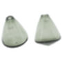 Tumbling Glass Vase Grey Transparent, thumbnail 1 of 7