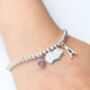 Guinea Pig Personalised Charm Bracelet, thumbnail 2 of 10
