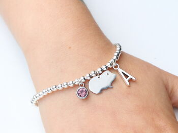 Guinea Pig Personalised Charm Bracelet, 2 of 10