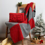 Christmas Noel Cushion Easy Knitting Kit, thumbnail 7 of 10