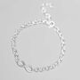 Sterling Silver Infinity Bracelet, thumbnail 3 of 9