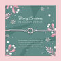 Fabulous Friend Christmas Wreath Bracelet, thumbnail 1 of 7