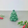 Green Christmas Tree Candle And Christmas Decoration, thumbnail 7 of 11