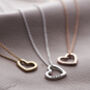 Personalised Mini Message Heart Necklace, thumbnail 6 of 12