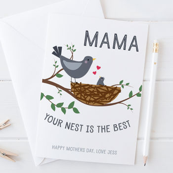 Your Nest Is The Best Personalised Mothers Day Card, 5 of 6