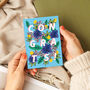 Congrats Floral Type Card, thumbnail 2 of 2