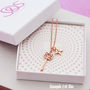 Lucky Dip Rose Gold Necklace, thumbnail 3 of 8