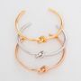 Friendship And Love Knot Bangle, thumbnail 2 of 4