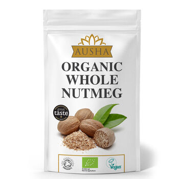 Organic Whole Nutmeg With Mace 50g For Cooking, 2 of 12