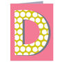Mini D Alphabet Card, thumbnail 2 of 5