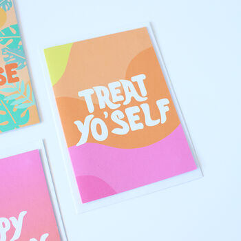 Treat Yo’self Greeting Card, 2 of 5