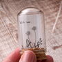 Terrarium Bottle Flower With Crystal Earrings, thumbnail 1 of 7
