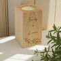 Personalised Botanical Wooden Tealight Holder, thumbnail 1 of 3