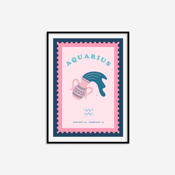 Children's Aquarius Zodiac Print, 6 of 7