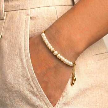 June Birthstone Pearl Bracelet, 2 of 7
