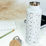Terrazzo Thermal Water Bottle With Bamboo Lid, thumbnail 3 of 8