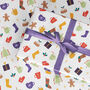 Christmas Animals Wrapping Paper Roll Or Folded, thumbnail 2 of 3