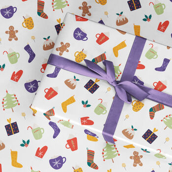 Christmas Animals Wrapping Paper Roll Or Folded, 2 of 3