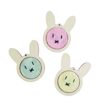 Mini Bunnies Cross Stitch Kit, 3 of 6