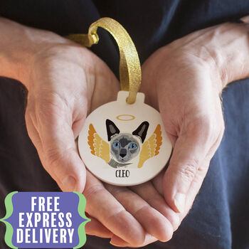 Personalised Cat Memorial Ornament, 2 of 12