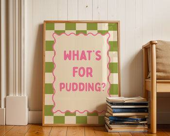 What's For Pudding Kitchen Art Print, 2 of 6