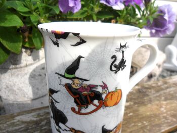 Bone China Mug In Witches Design, 3 of 11