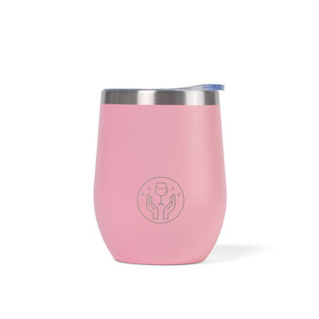 Pink Insulated Wine Tumbler, 10 of 11