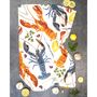 Lobster Tea Towel | 100% Cotton | Colourful Coastal Kitchen Gift, thumbnail 3 of 4