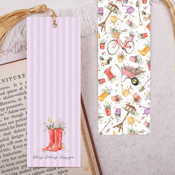 Gardening Bookmark With Coloured Tassel, 2 of 3