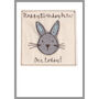 Personalised Rabbit 1st Birthday Or New Baby Boy Card, thumbnail 6 of 12