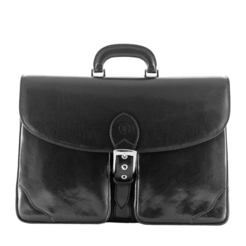 Mens Luxury Leather Briefcase.'Tomacelli', 4 of 12