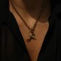 Angel Cherub Pendant Necklace Garnet, thumbnail 8 of 11