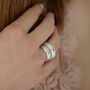 Personalised Siver And Gemstone Sunburst Ring, thumbnail 3 of 7