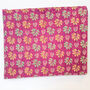 Upcycled Purple Floral Sari Vintage Kantha Clutch Bag, thumbnail 5 of 6