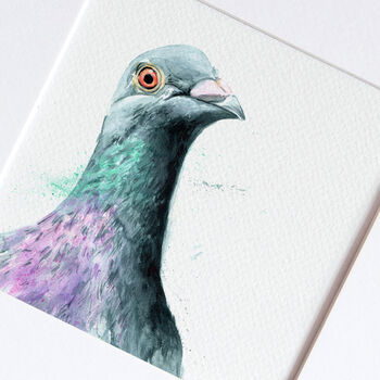 Inky Pigeon Illustration Print, 2 of 11