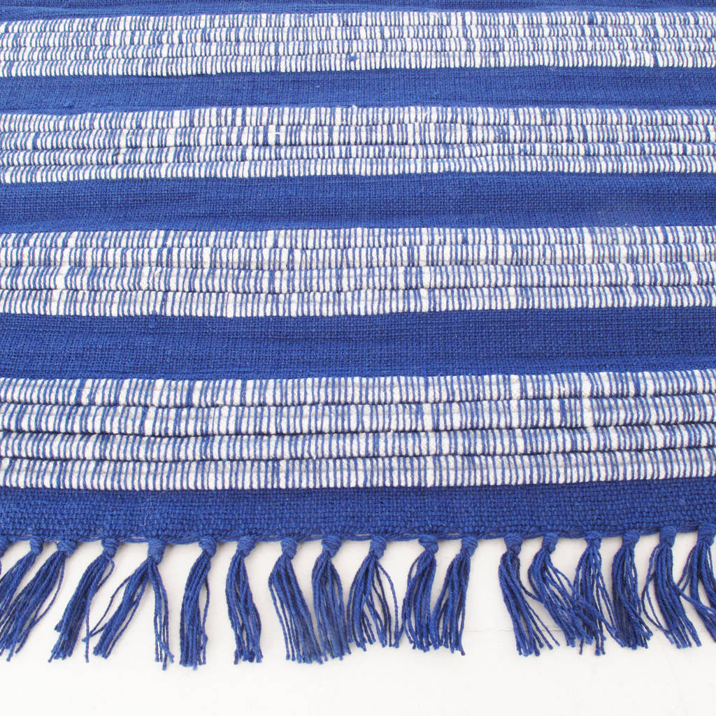 Esha Handmade Cotton Dhurrie Rug By Paper High