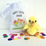 Personalised Easter Bag With Fluffy Chick, thumbnail 1 of 4