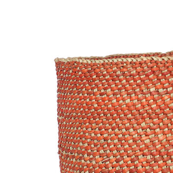 Milulu Grass Terracotta Storage Basket, 5 of 6