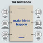 Hardback Notebook Personalised Name Ideas Happen Design, thumbnail 5 of 5