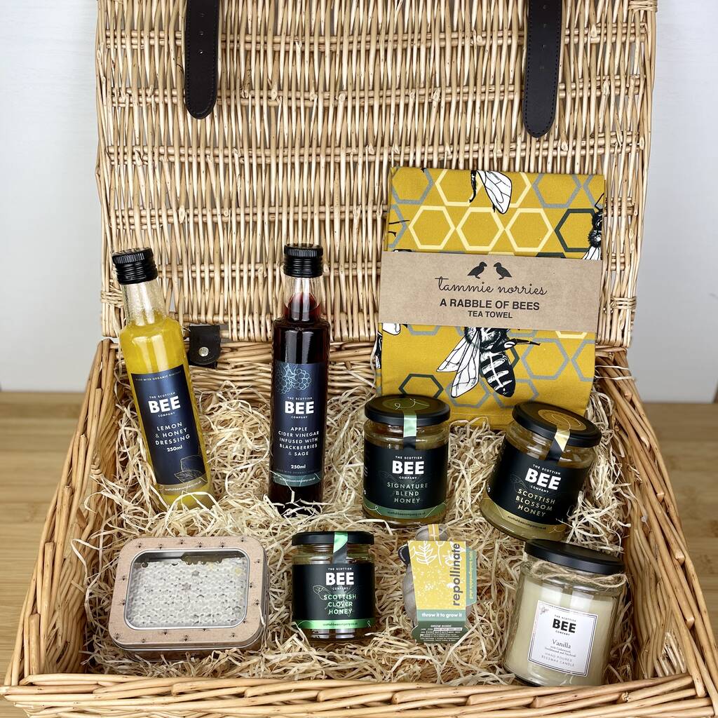 Luxury Scottish Hamper By Scottish Bee Co