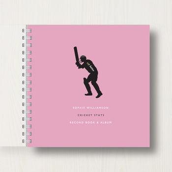 Personalised Cricket Lover's Memory Book Or Album, 11 of 11