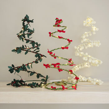 Mini Light Uo Velvet Bow Tree, 3 of 3