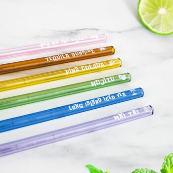 Cocktail Recipe Straws, 4 of 4