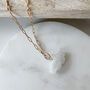 Moonstone Cloud Paperclip Necklace, thumbnail 8 of 8