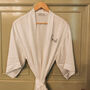 Luxury Embroidered Bride Dressing Gown Robe, thumbnail 1 of 5